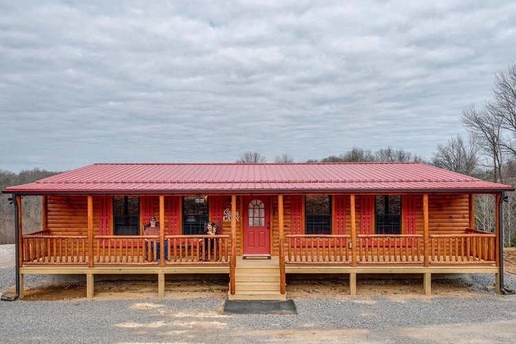 Doublewide Log Cabin